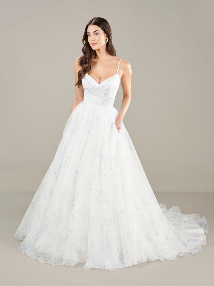 Sleeveless Organza Bridal Gown by Adrianna Papell 31271