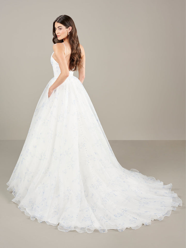 Sleeveless Organza Bridal Gown by Adrianna Papell 31271