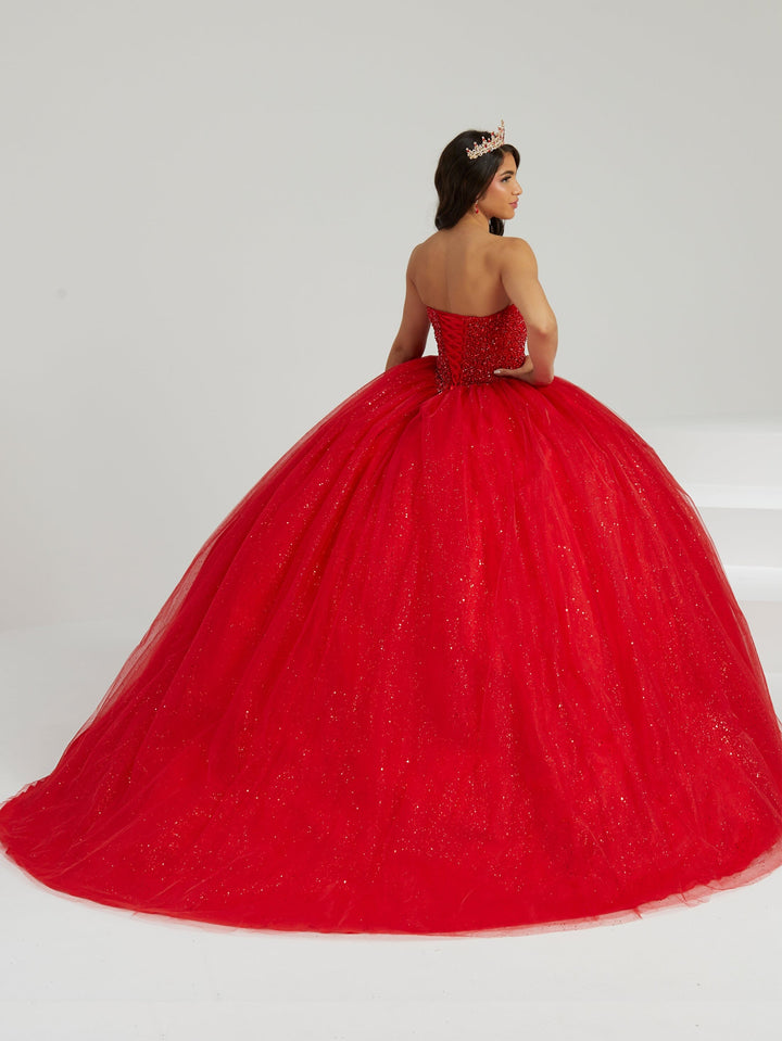 Strapless Cape Quinceanera Dress by Fiesta Gowns 56480