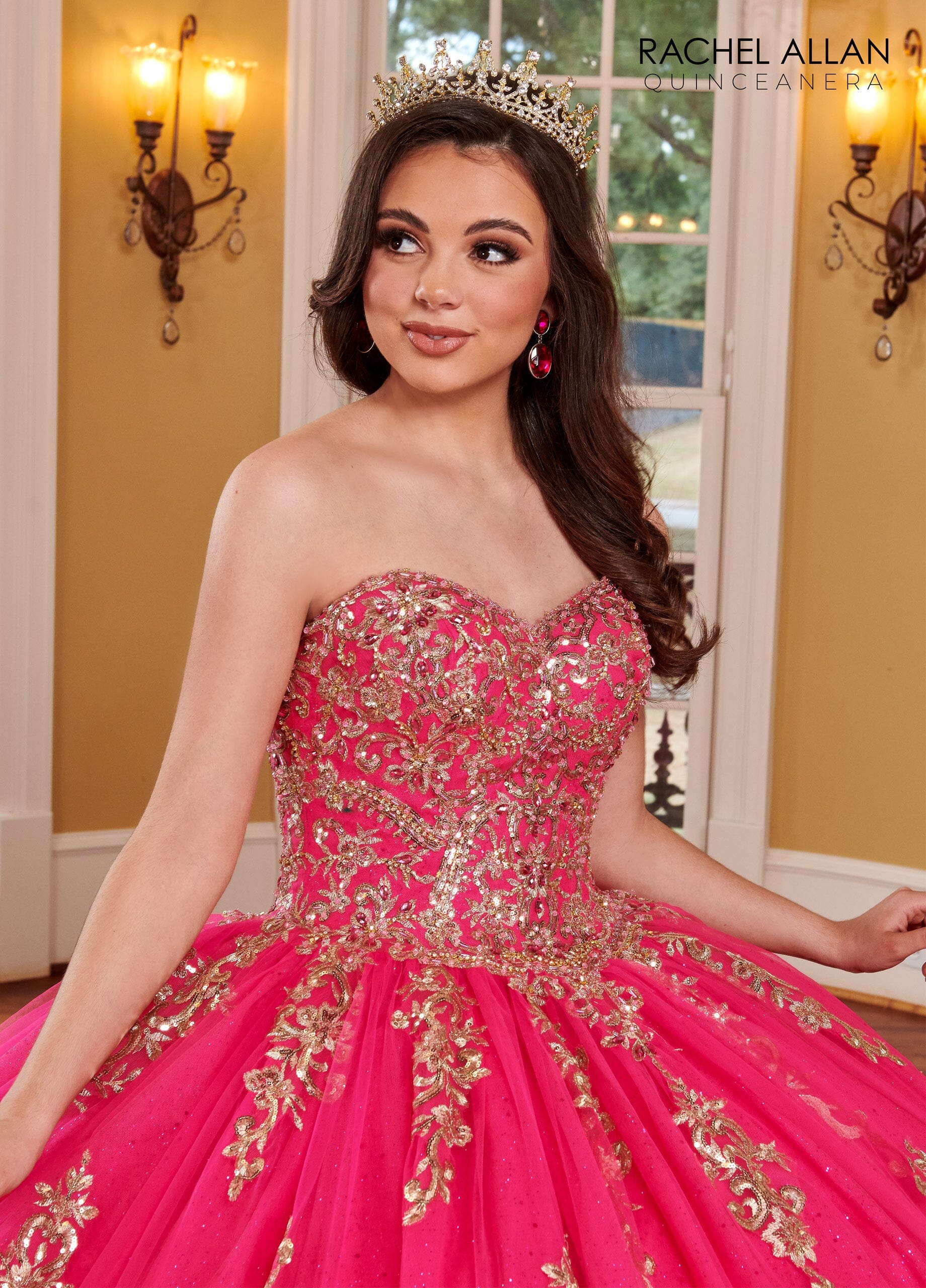 Strapless Cape Quinceanera Dress by Rachel Allan RQ2170 – ABC Fashion