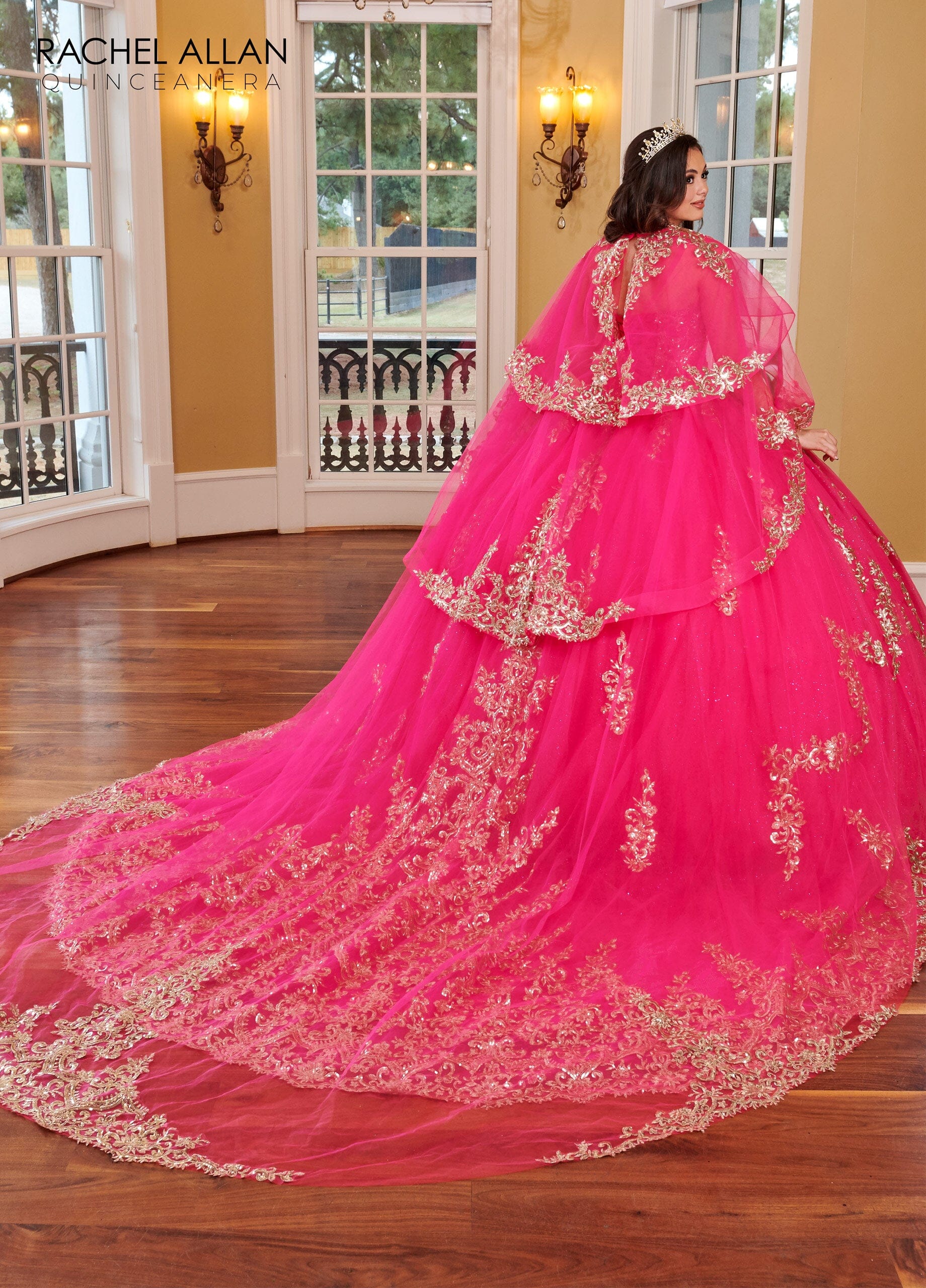 Strapless Cape Quinceanera Dress by Rachel Allan RQ2170 – ABC Fashion