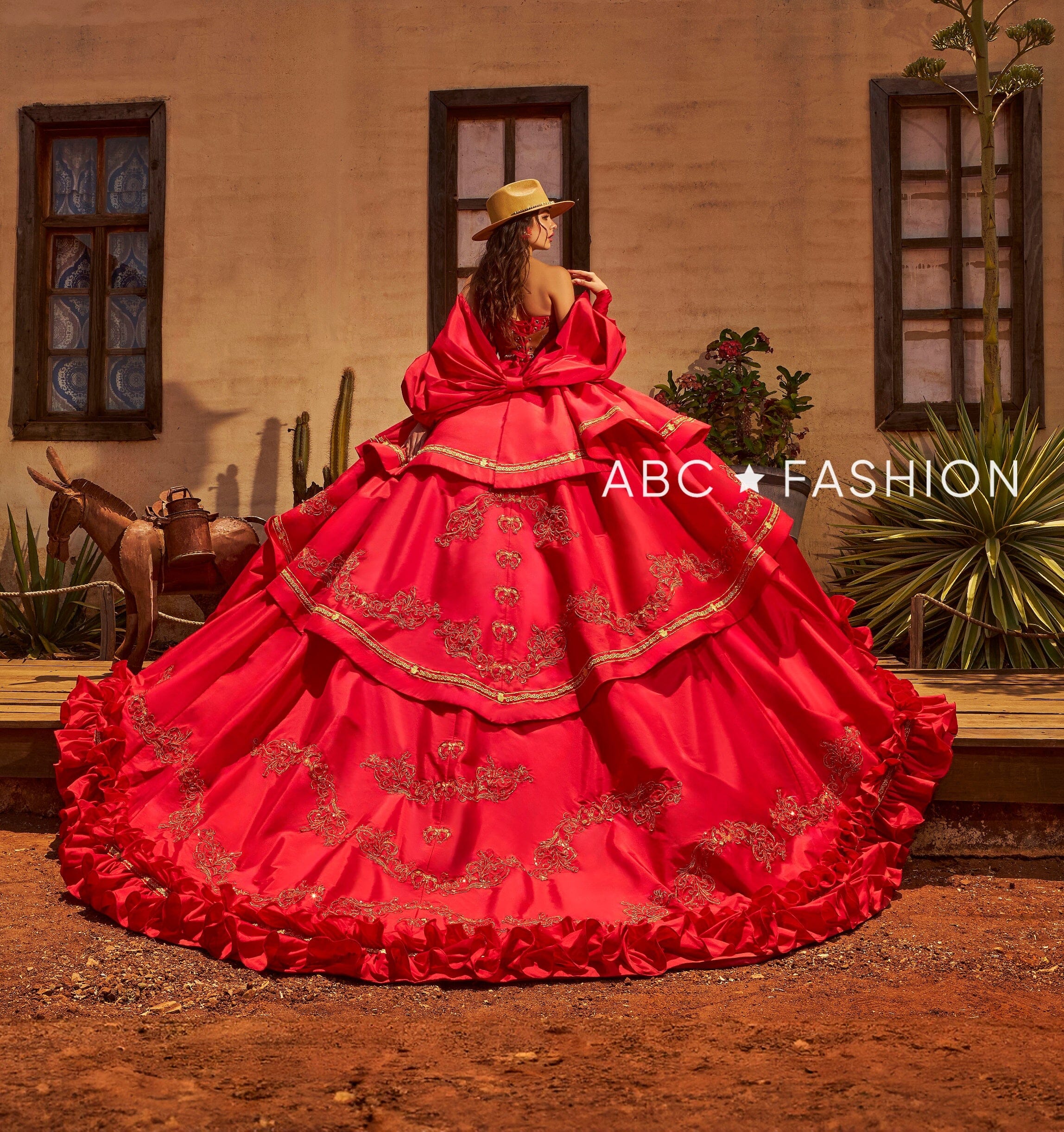 Strapless Charro Quinceanera Dress by Ragazza MV53-153 – ABC Fashion