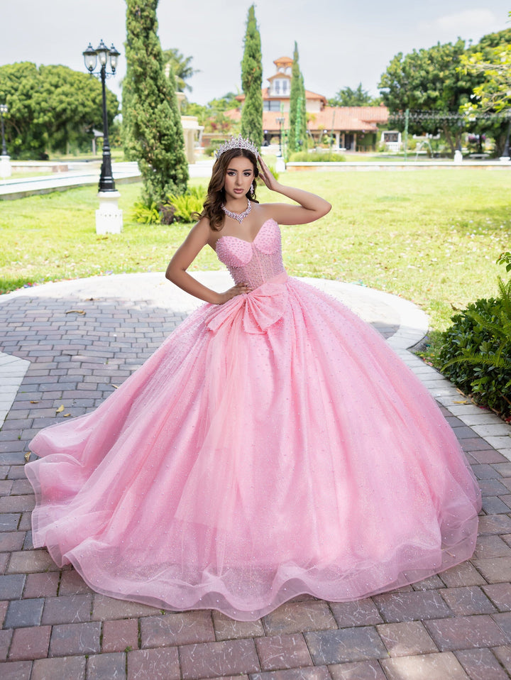 Strapless Corset Ball Gown by LizLuo Fiesta 56538