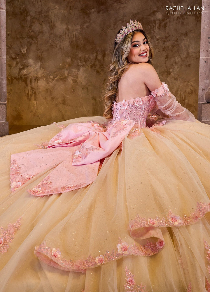 Strapless Corset Quinceanera Dress by Rachel Allan RQ2196