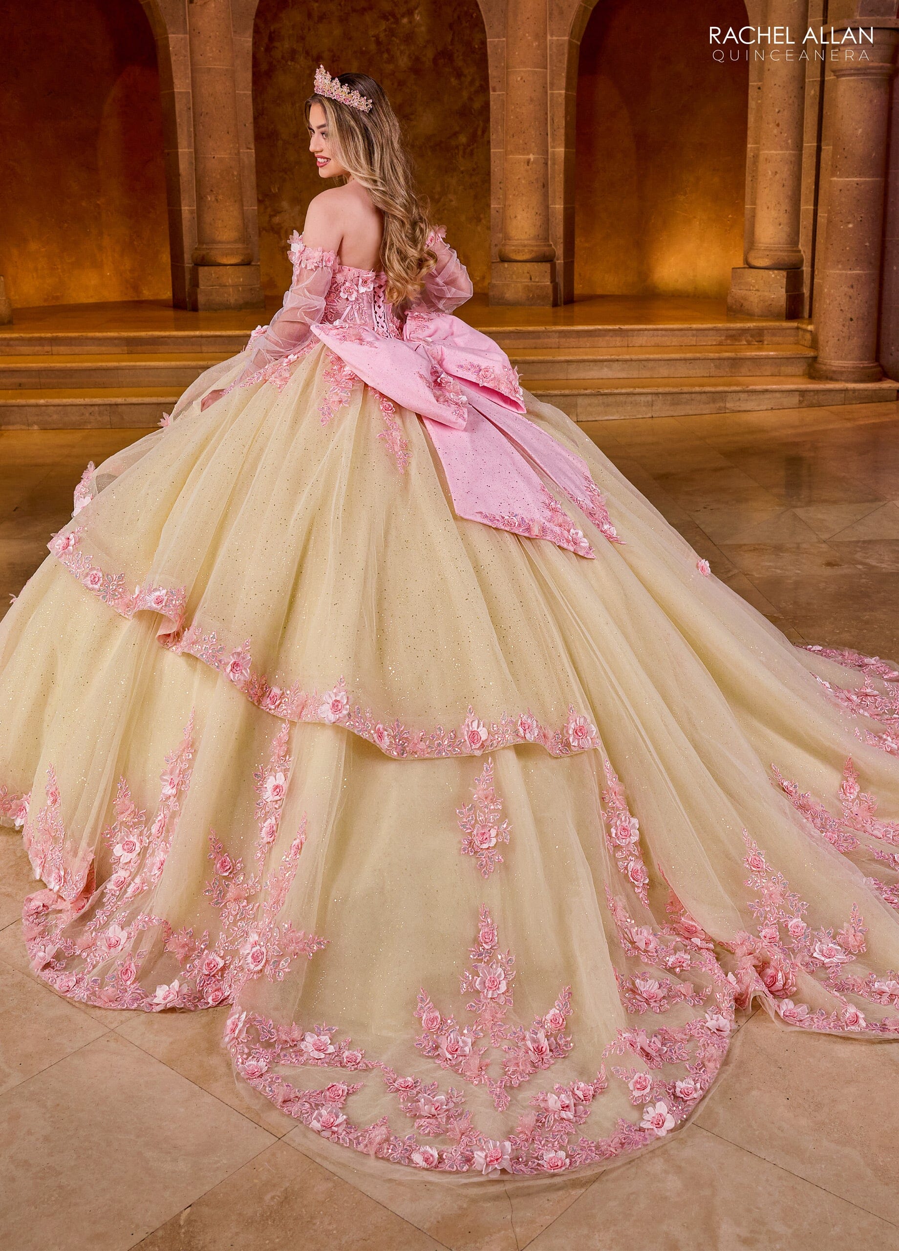 Strapless Corset Quinceanera Dress by Rachel Allan RQ2196 – ABC