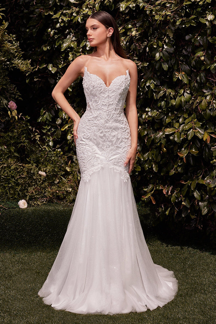 Strapless Mermaid Bridal Gown by Ladivine CDS482W