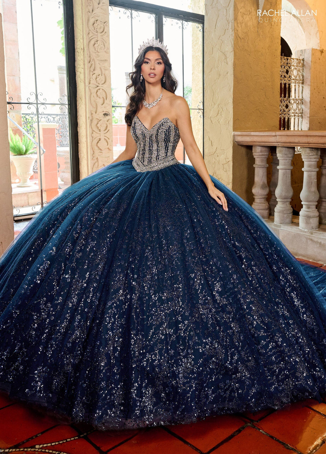 Strapless Quinceanera Dress by Rachel Allan RQ1160