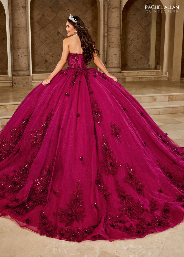 Strapless Quinceanera Dress by Rachel Allan RQ1163