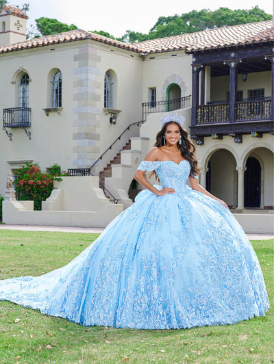 Sweetheart Corset Quinceanera Dress by House of Wu 26072