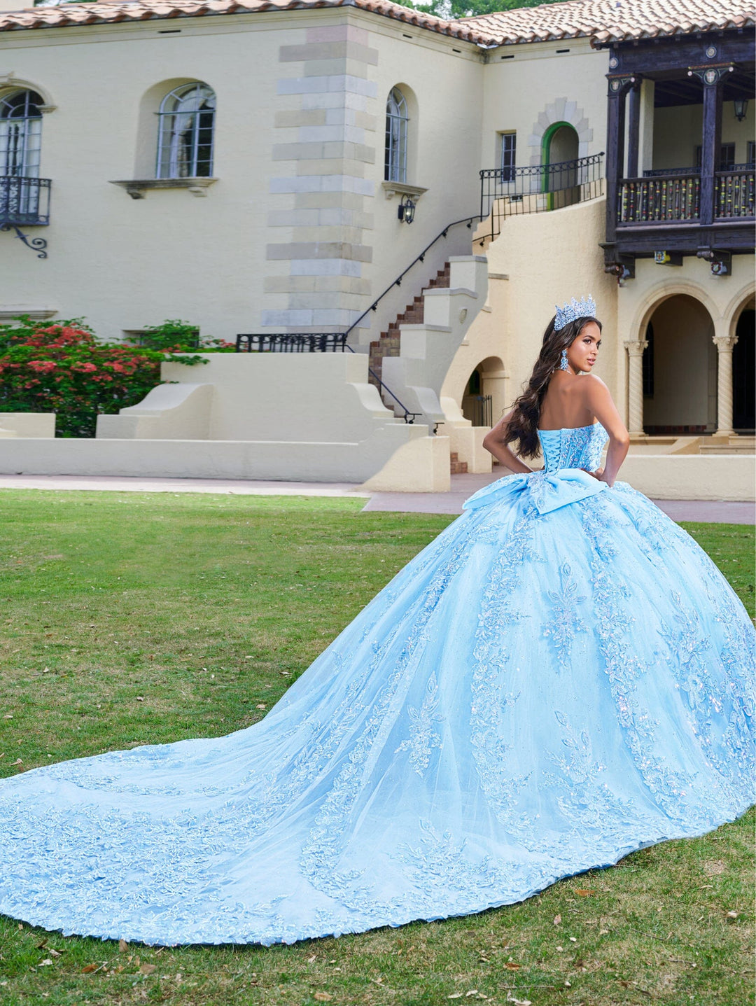 Sweetheart Corset Quinceanera Dress by House of Wu 26072