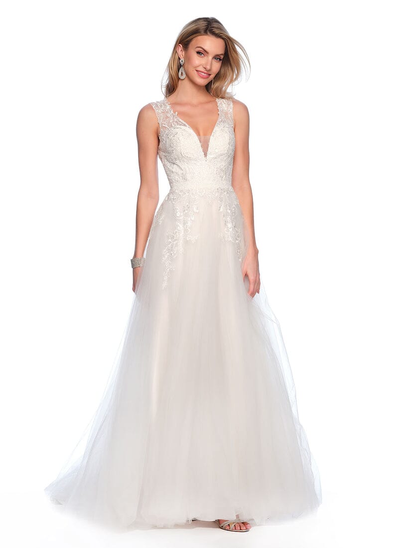 Wedding Dress by Dave and Johnny 10464 Ivory / 12 Wedding Dress by Dave and Johnny 10464 Ivory / 12