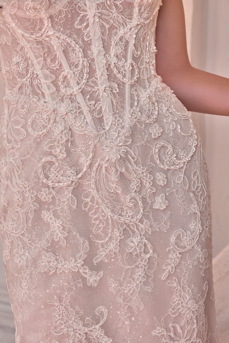 Lace Bridal Mermaid Dress by Ladivine WL080