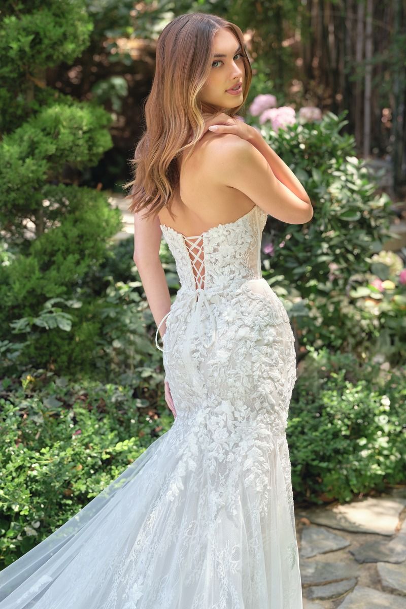Strapless Bridal Mermaid Dress by Ladivine WL088