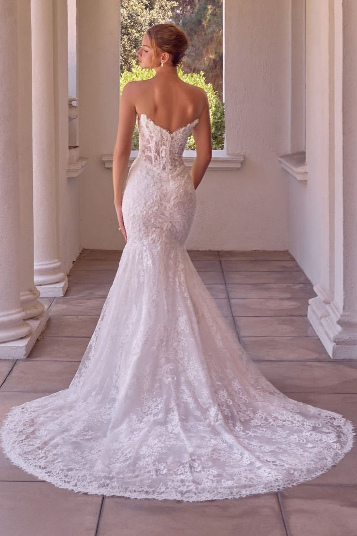 Strapless Bridal Mermaid Dress by Ladivine WL101