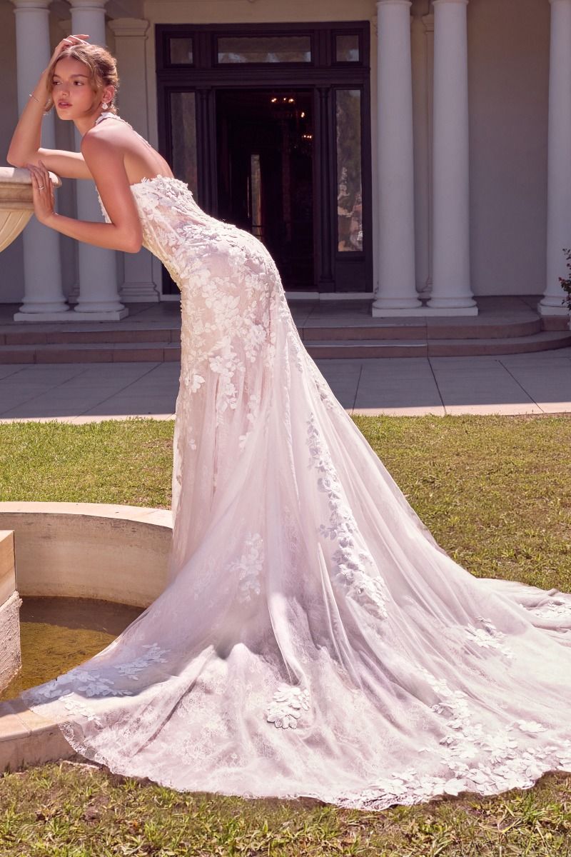 Strapless Bridal Mermaid Dress by Ladivine WL105