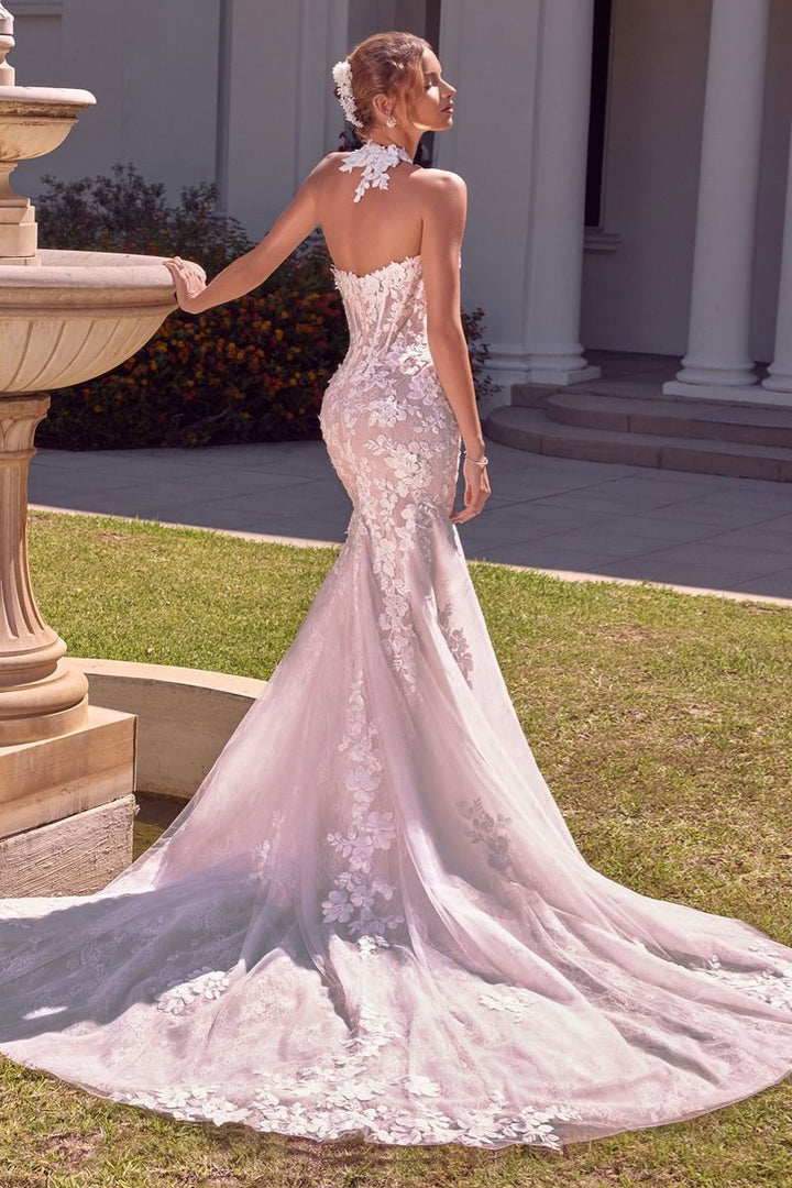 Strapless Bridal Mermaid Dress by Ladivine WL105