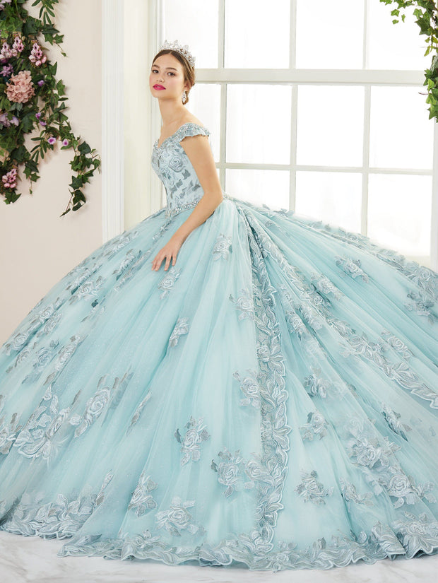 3 Piece Off Shoulder Quinceanera Dress by House of Wu 26964
