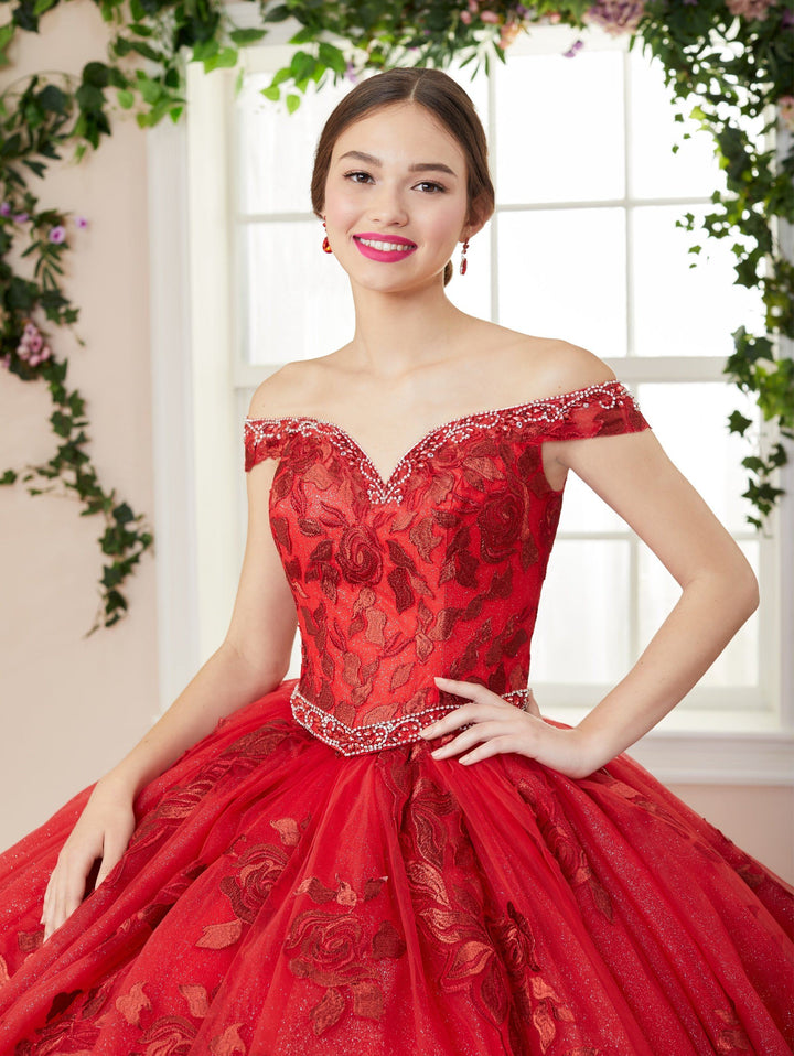 3 Piece Off Shoulder Quinceanera Dress by House of Wu 26964