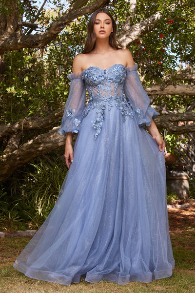 3D Floral Corset Gown by Cinderella Divine CD962