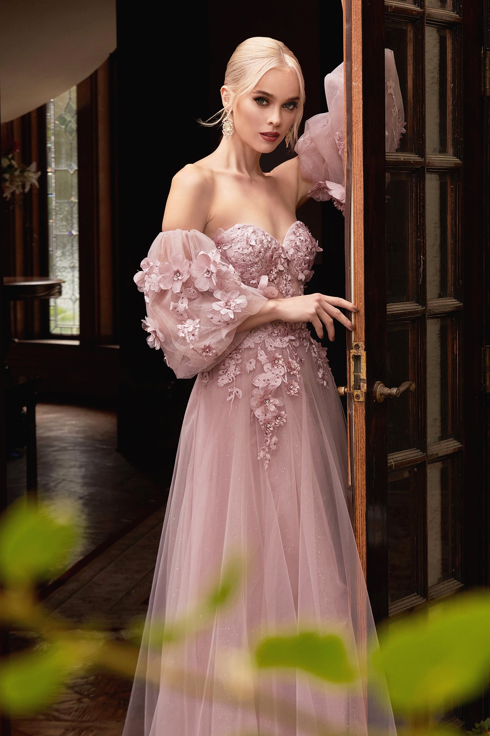 3D Floral Corset Gown by Cinderella Divine CD962 – ABC Fashion