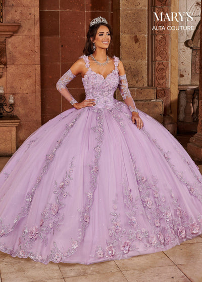 3D Floral Quinceanera Dress by Alta Couture MQ3069
