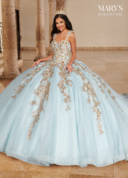 3D Floral Quinceanera Dress by Alta Couture MQ3074