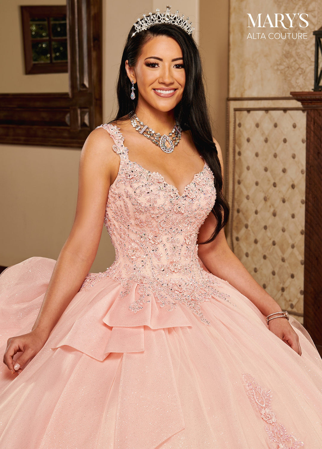 3D Floral Quinceanera Dress by Alta Couture MQ3092