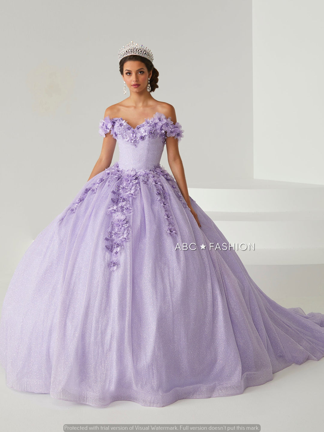 3D Floral Quinceanera Dress by Fiesta Gowns 56443