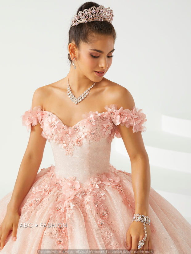 3D Floral Quinceanera Dress by Fiesta Gowns 56443