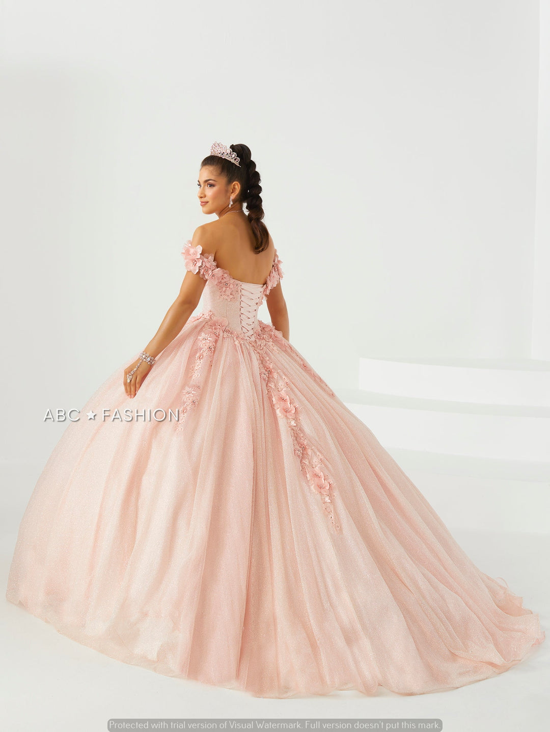 3D Floral Quinceanera Dress by Fiesta Gowns 56443