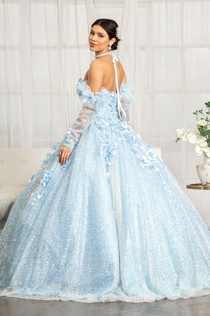 3D Floral Sweetheart Ball Gown by Elizabeth K GL1986