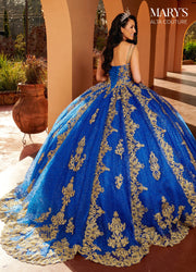 Applique Glitter Quinceanera Dress by Alta Couture MQ3091