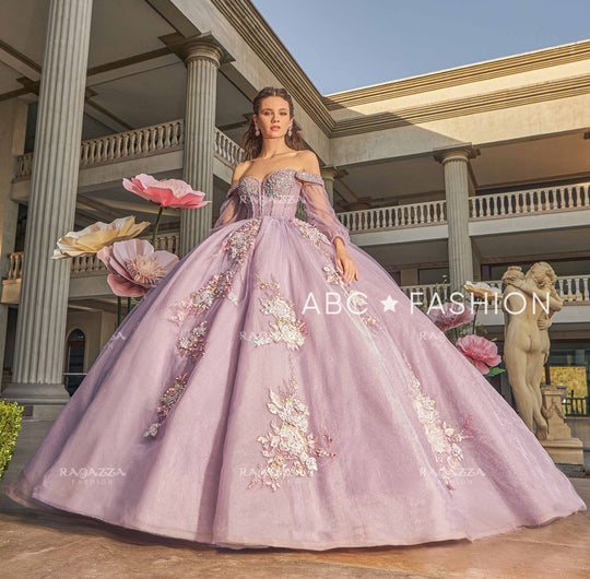 Eureka 9300 Off Shoulder Glittering Quinceanera Dress main image 1