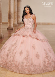 Applique Quinceanera Dress by Mary's Bridal MQ1098