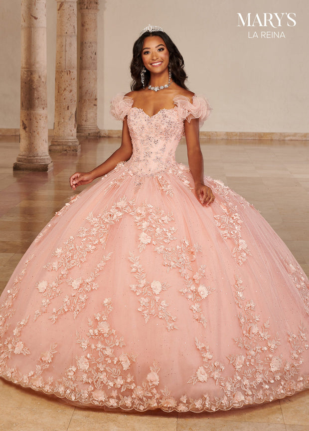 Applique Quinceanera Dress by Mary's Bridal MQ2141