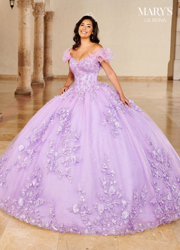 Applique Quinceanera Dress by Mary's Bridal MQ2141