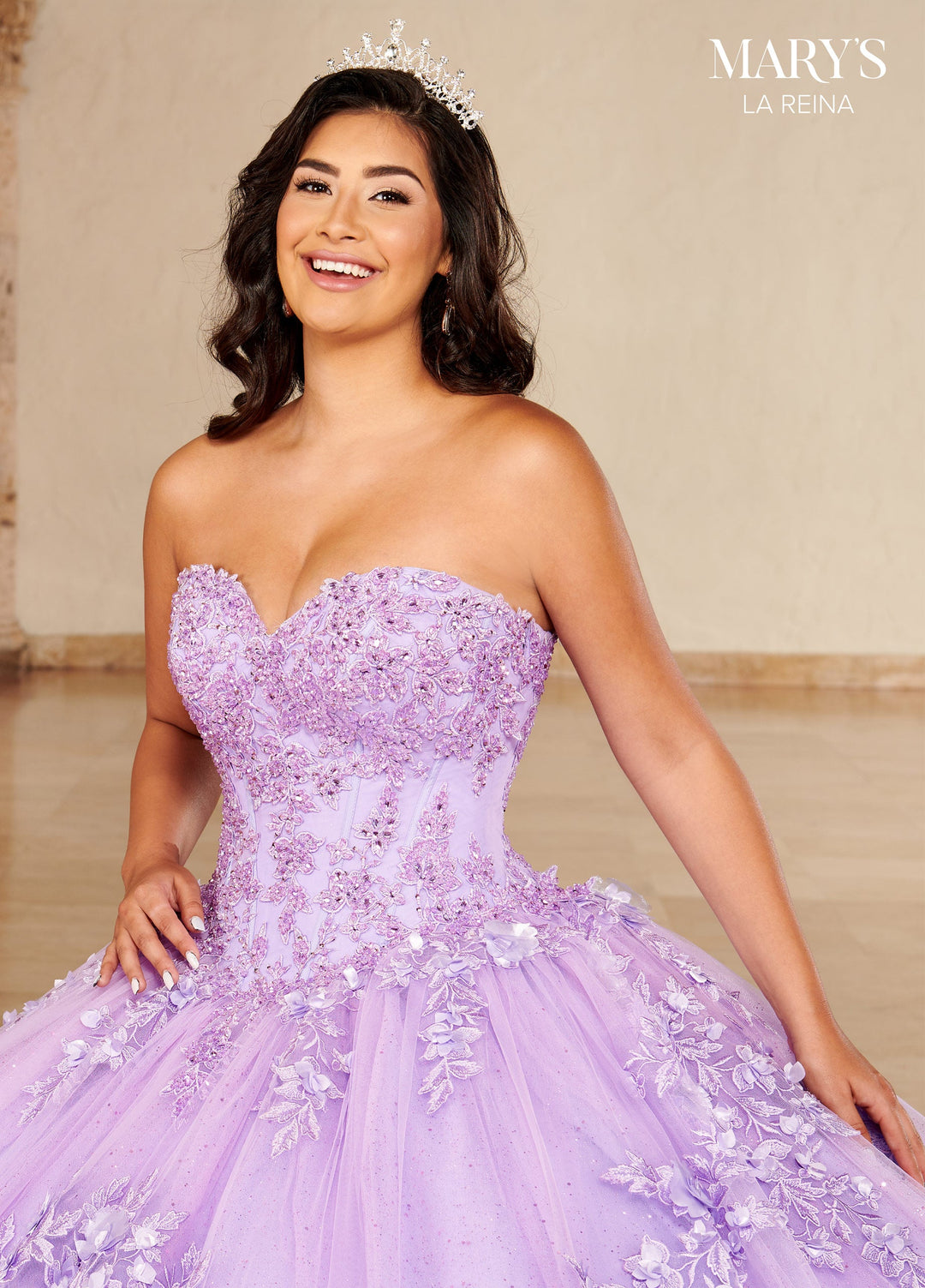 Applique Quinceanera Dress by Mary's Bridal MQ2141