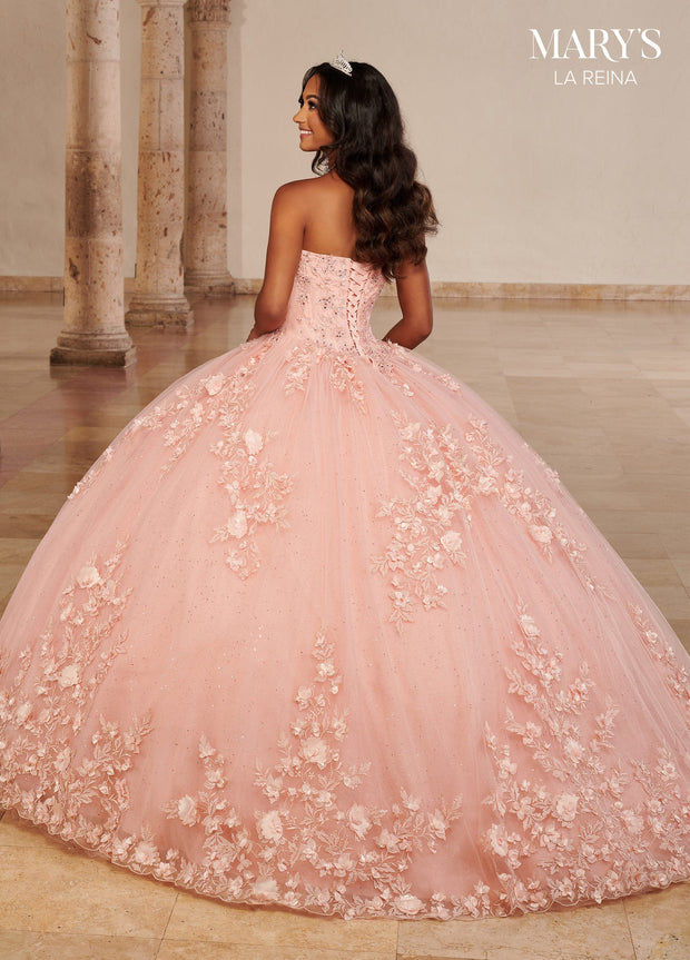 Applique Quinceanera Dress by Mary's Bridal MQ2141