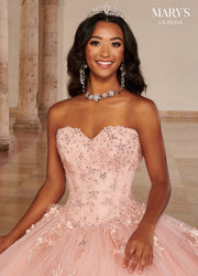 Applique Quinceanera Dress by Mary's Bridal MQ2141