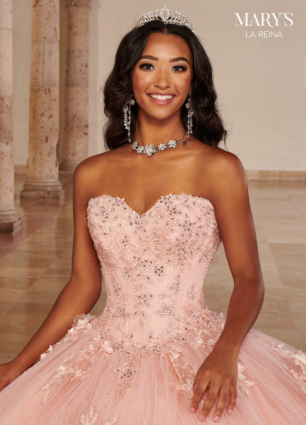 Applique Quinceanera Dress by Mary's Bridal MQ2141