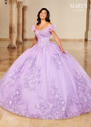 Applique Quinceanera Dress by Mary's Bridal MQ2141