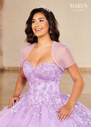 Applique Quinceanera Dress by Mary's Bridal MQ2141