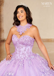 Applique Quinceanera Dress by Mary's Bridal MQ2141