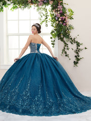 Applique Strapless Quinceanera Dress by House of Wu 26962