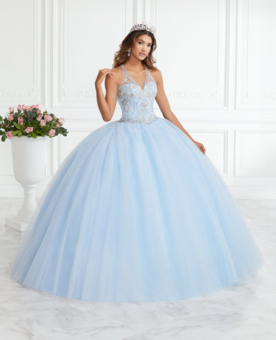 Beaded Halter Quinceanera Dress by Fiesta Gowns 56394-Quinceanera Dresses-ABC Fashion
