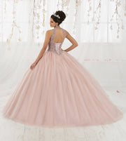 Beaded Halter Tulle Quinceanera Dress by House of Wu 26914-Quinceanera Dresses-ABC Fashion