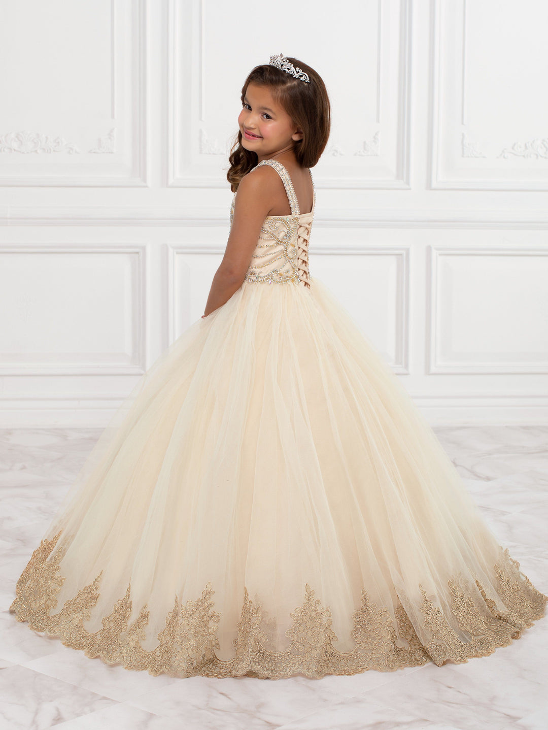 Beaded High-Neck Quinceanera Dress by House of Wu 26881-Quinceanera Dresses-ABC Fashion