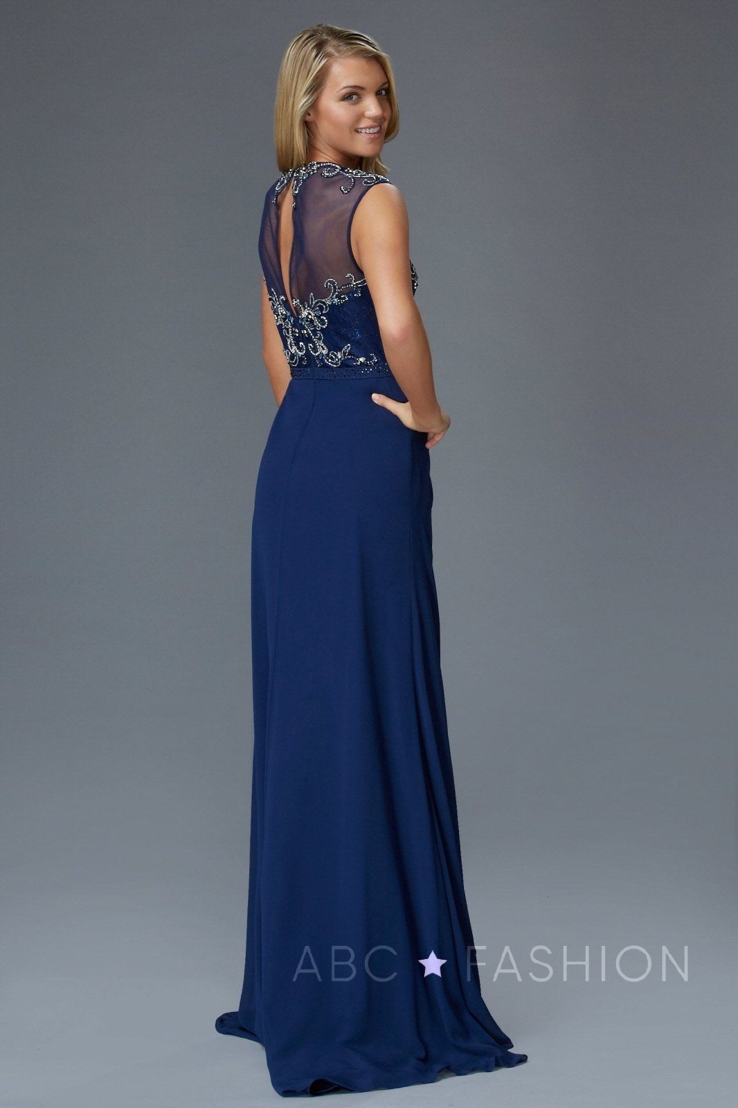 Elizabeth K GL2099 Prom Dress - Grey | NewYorkDress Elizabeth K GL2099 Prom Dress - Grey | NewYorkDress