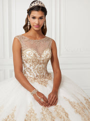 Beaded Illusion Glitter Quinceanera Dress by House of Wu 26941-Quinceanera Dresses-ABC Fashion