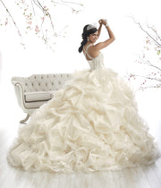 Beaded Pickup Quinceanera Dress by House of Wu 26868-Quinceanera Dresses-ABC Fashion